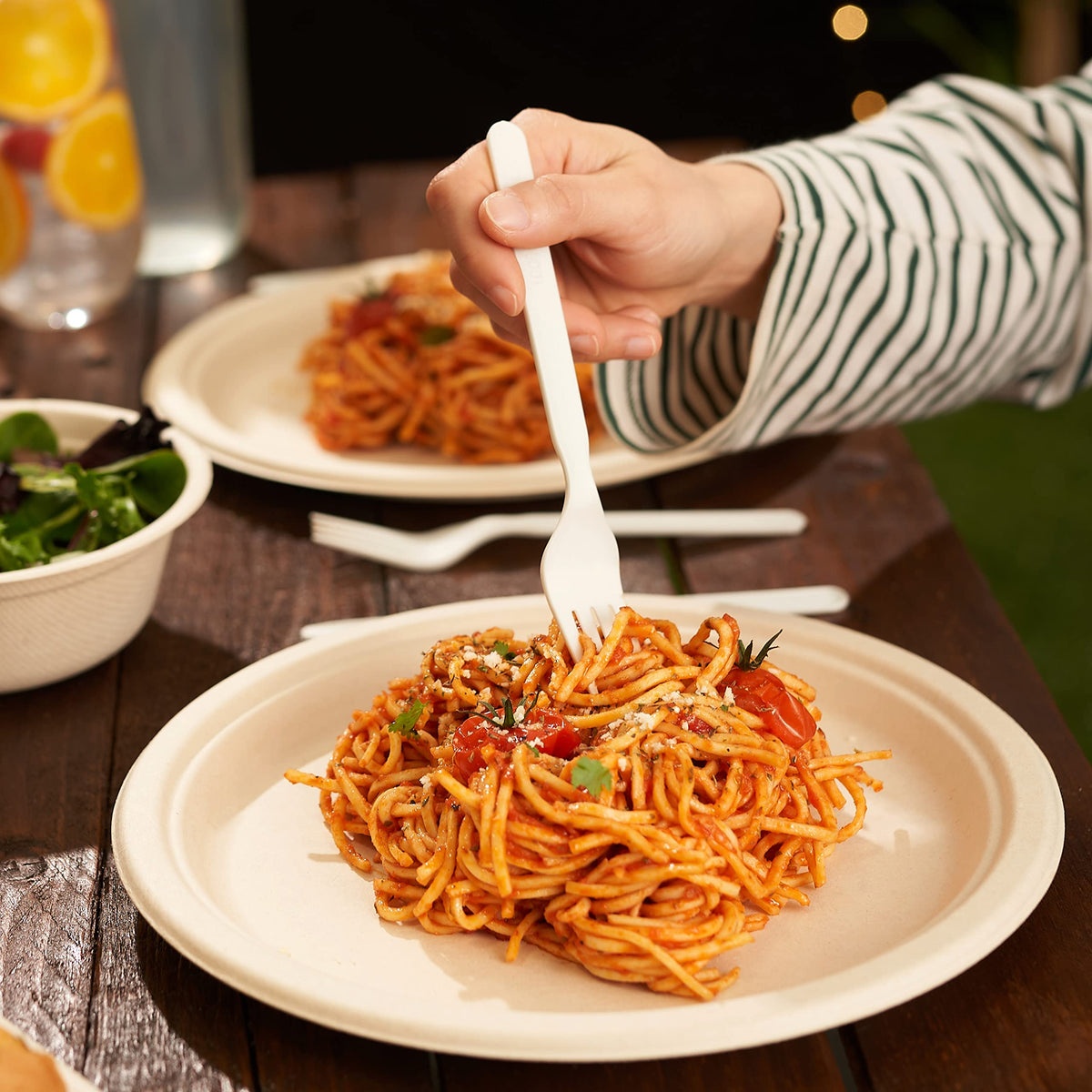 Noodles with chicken