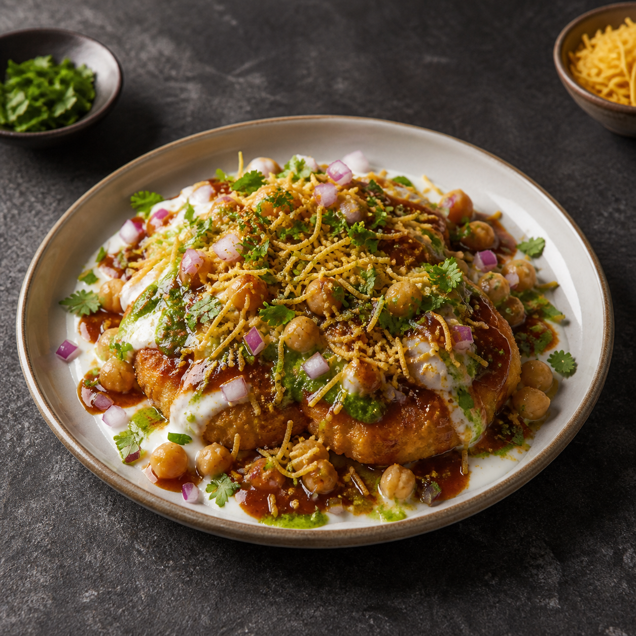 Aloo Tikki Chaat