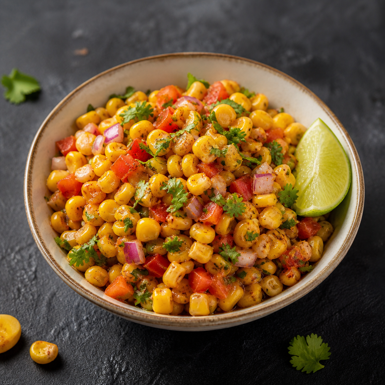 Masala Corn Chaat