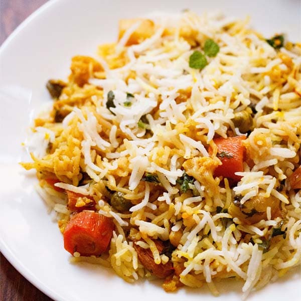 Vegetable Biryani — Annapurna Catering