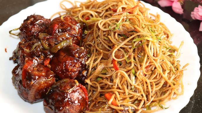 Chowmein and manchurian