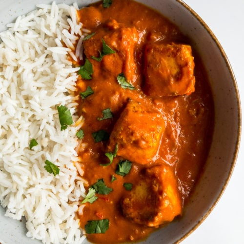 Paneer Tikka Masala with Rice